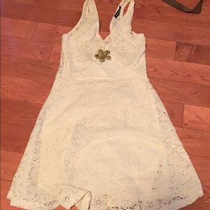 white summer dress